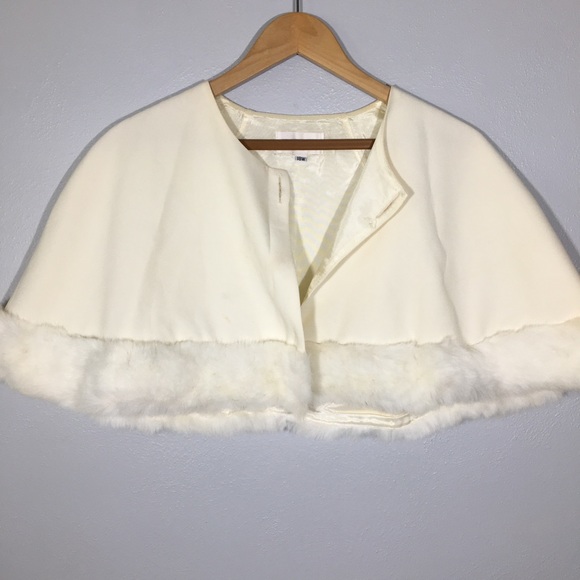 Vintage Jackets & Coats | Vintage Cape With Faux Fur Victorian Cosplay
